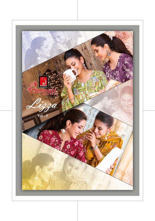 Ganpati lizza vol-3 Kurti wholesale market in Porbandar