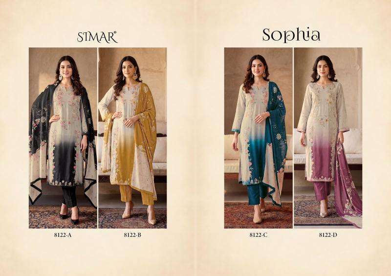 Glossy simar sophia Panchmahal textile market
