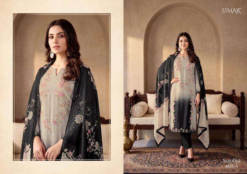 Glossy simar sophia Panchmahal textile market