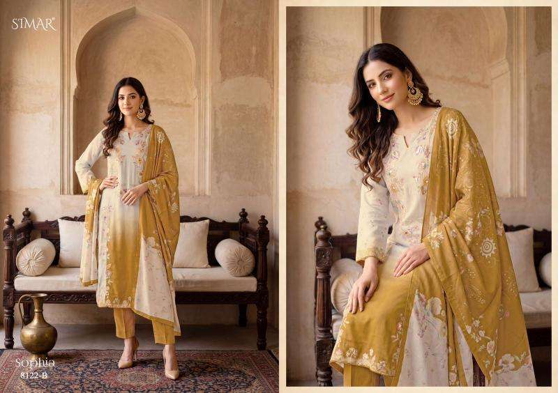 Glossy simar sophia Panchmahal textile market