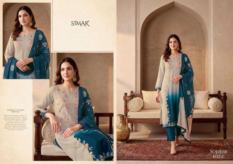 Glossy simar sophia Panchmahal textile market