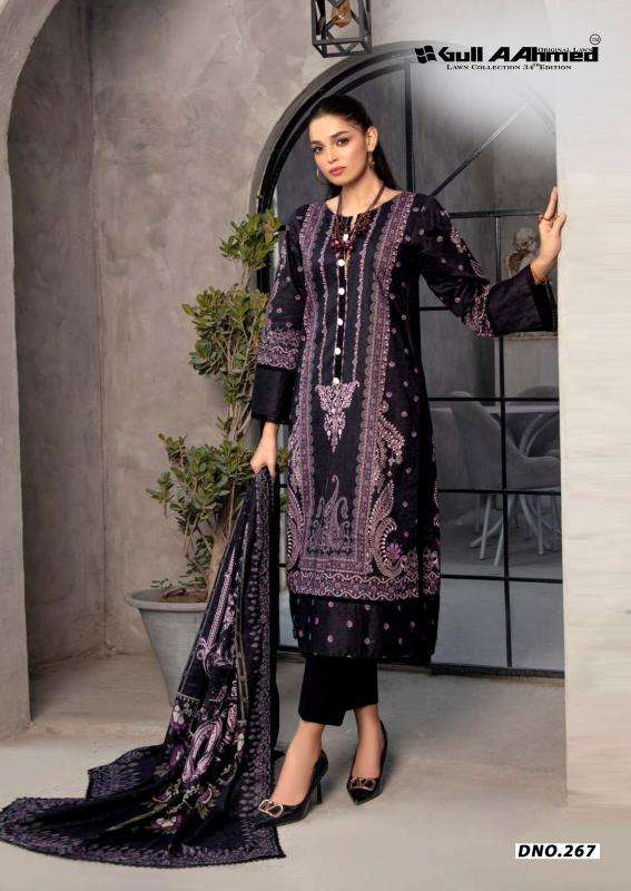 Gull aahmed lawn vol 34 Wholesale salwar suits in Navsari