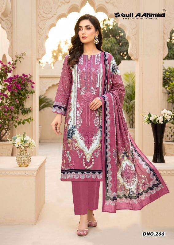 Gull aahmed lawn vol 34 Wholesale salwar suits in Navsari