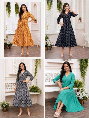 Hiaara scarlet vol-1  Kurti traders in Porbandar