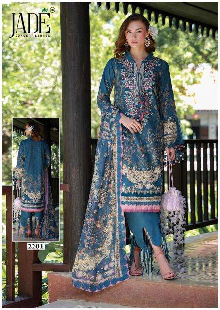 Jade bin saeed vol 22 Wholesale salwar kameez in Bharuch
