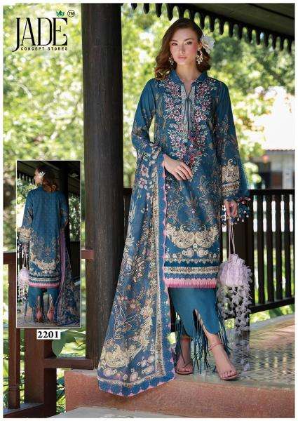Jade binsaeed vol 22 wholesale salwar suits