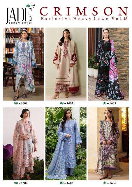 Jade crimson vol 16 Wholesale salwar kameez suppliers