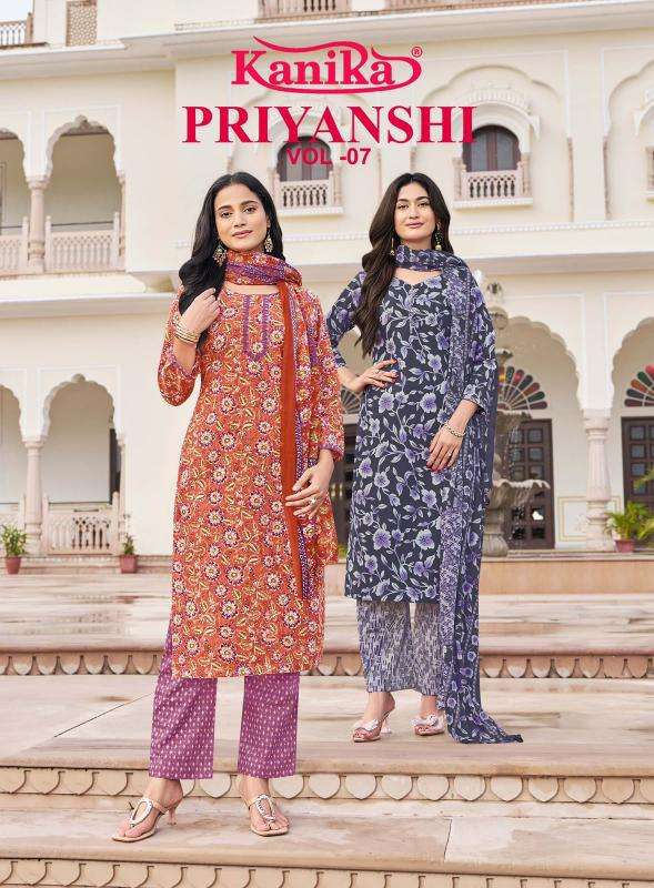 Kanika priyanshi vol 7  Cheap wholesale kurtis