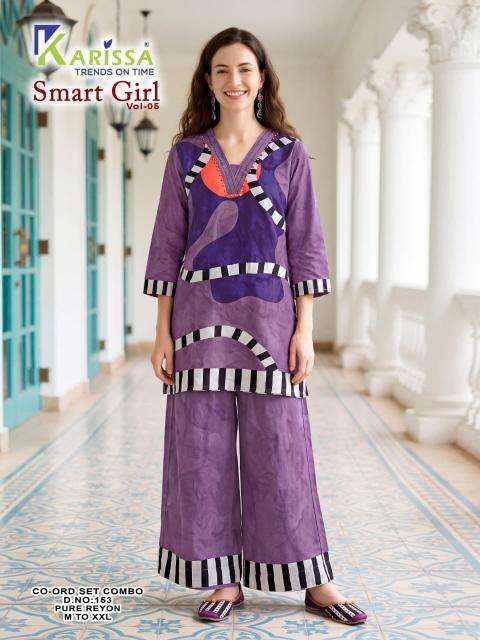 Karissa smart girl vol-5 d.no 153  Kurti manufacturers in Anand