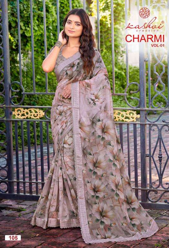 Kashvi charmi vol 1  Wholesale saree suppliers in Chhota Udaipur