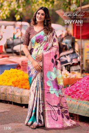 Kashvi divyani vol 11 Saree wholesale market
