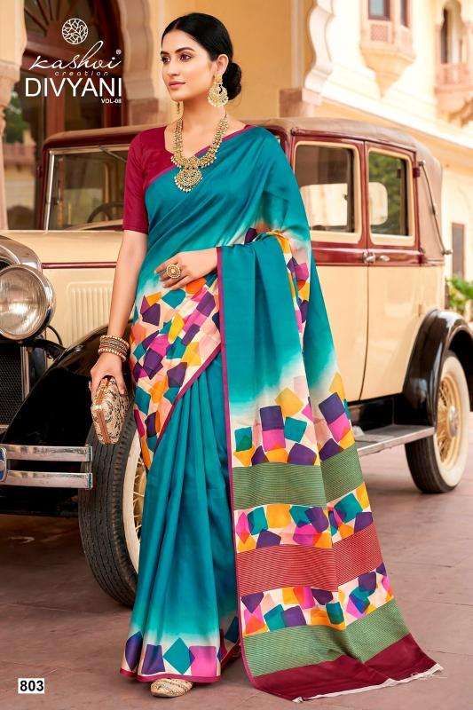 Kashvi divyani vol 8  Wholesale sarees