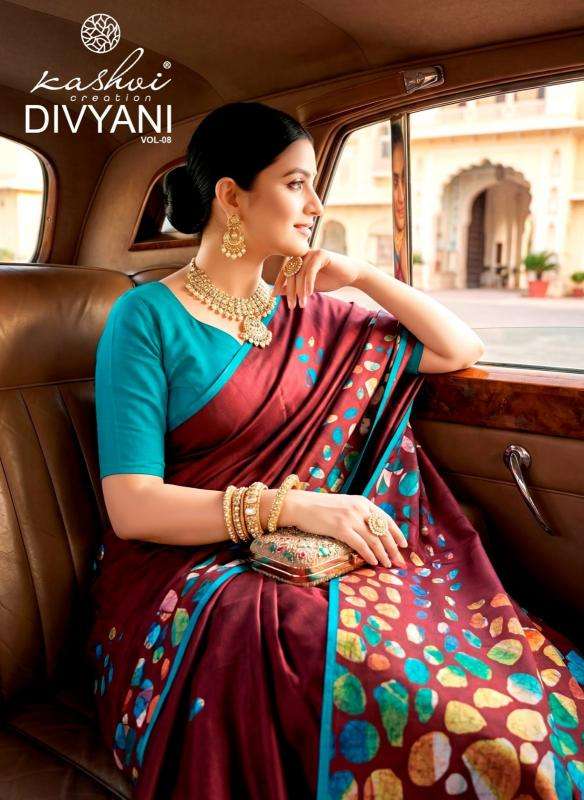 Kashvi divyani vol 8  Wholesale sarees