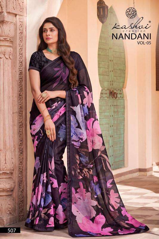 Kashvi nandani vol 5  Wholesale saree market in Anand