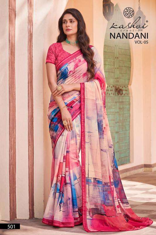 Kashvi nandani vol 5  Wholesale saree market in Anand