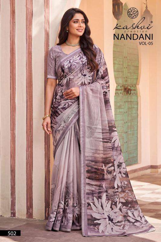 Kashvi nandani vol 5  Wholesale saree market in Anand