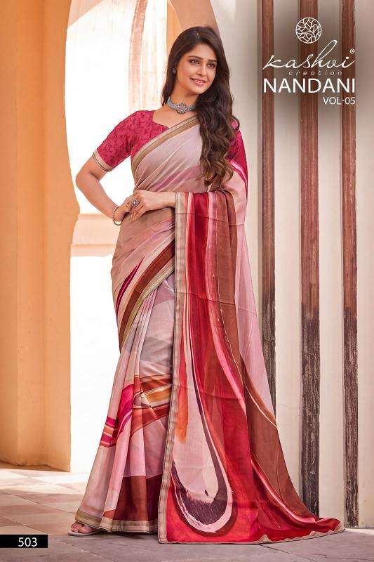 Kashvi nandani vol 5  Wholesale saree market in Anand
