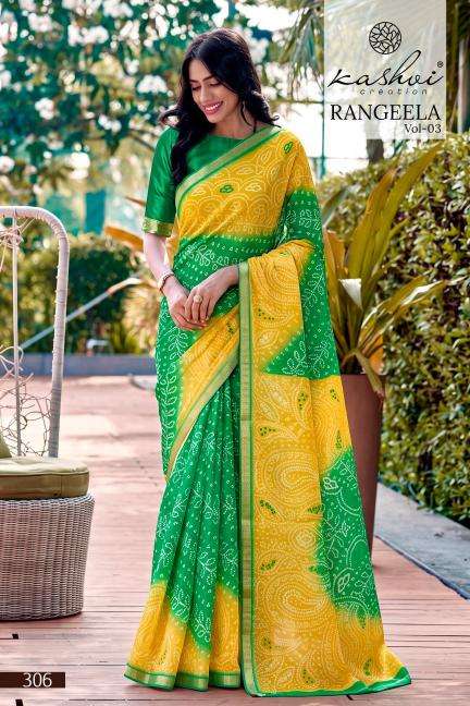 Kashvi rangeela vol-3 Wholesale saree suppliers