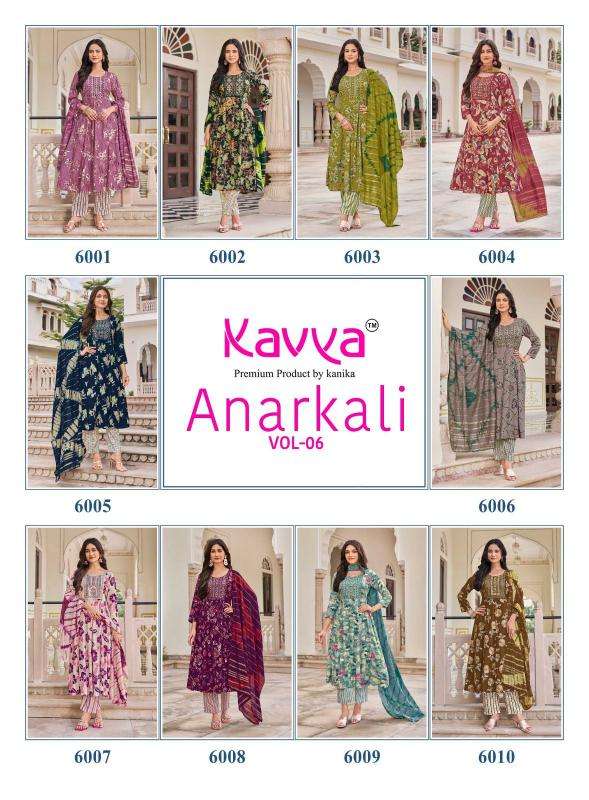 Kavya anarkali vol 6 Wholesale kurti suppliers in Navsari