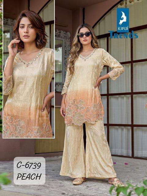 Kaya d.no 6739 Kurti wholesale market in Bharuch