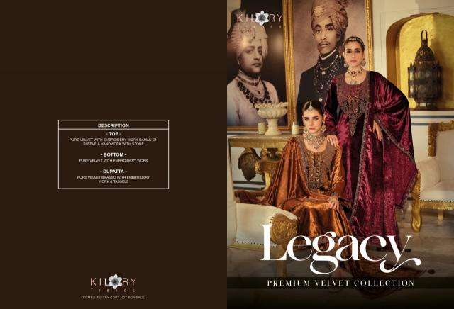 Kilory legacy velvet Wholesale clothing market