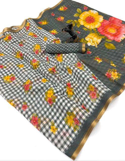 Malhar linen Saree wholesaler in Patan
