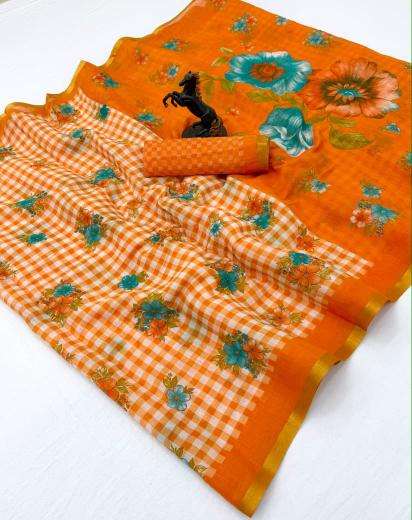 Malhar linen Saree wholesaler in Patan