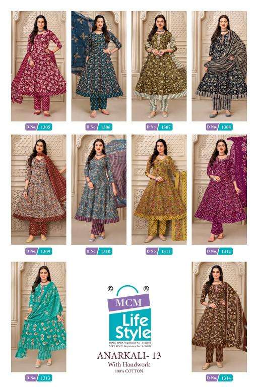 MCM anarkali vol-13 Wholesale kurtis in Bhavnagar