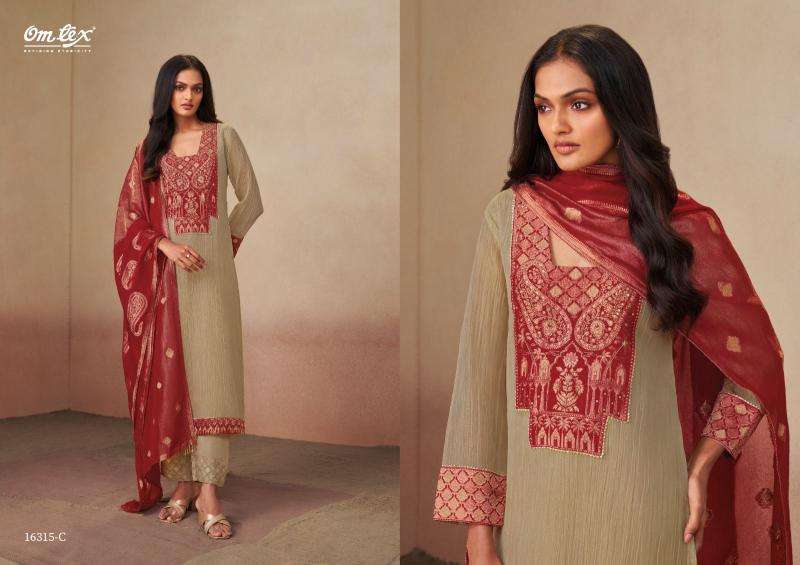 Omtex ganishkha Wholesale dress materials for sale in Navsari