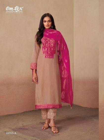 Omtex ganishkha Wholesale dress materials for sale in Navsari