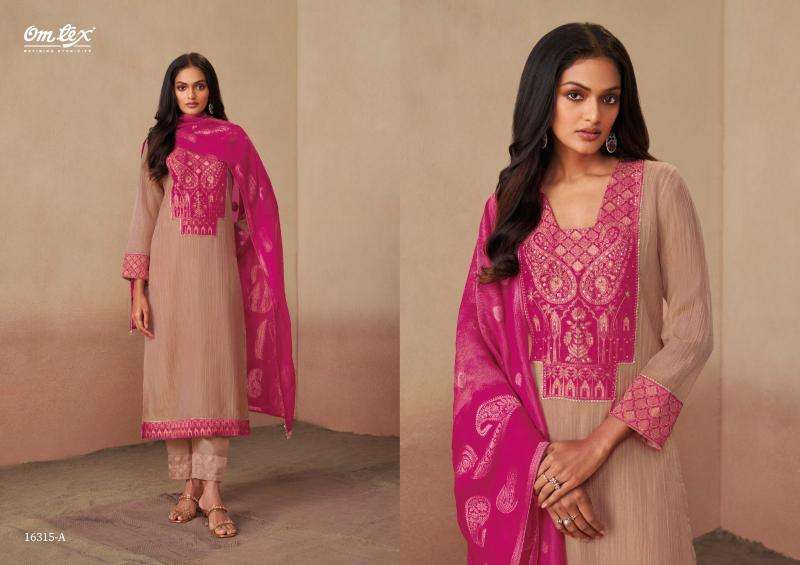 Omtex ganishkha Wholesale dress materials for sale in Navsari
