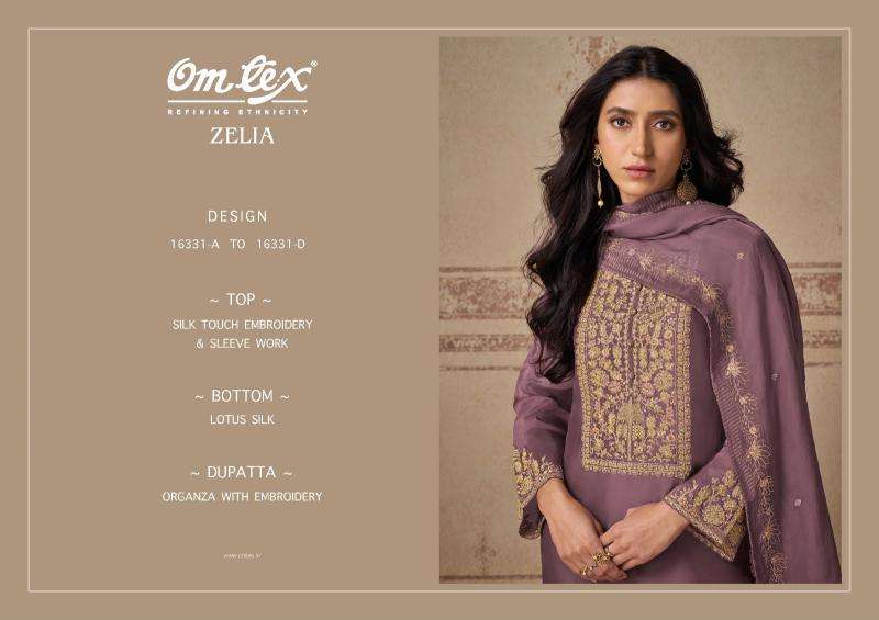 Omtex zelia Synthetic dress material wholesale in Bharuch