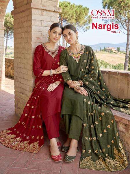 Ossm nargis vol 3 Wholesale kurtis online