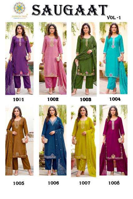 Passion tree saugaat vol-1 Wholesale kurtis in Bhavnagar