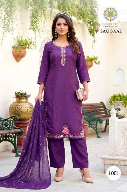 Passion tree saugaat vol-1 Wholesale kurtis in Bhavnagar