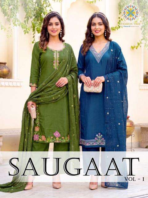 Passion tree saugaat vol-1 Wholesale kurtis in Bhavnagar