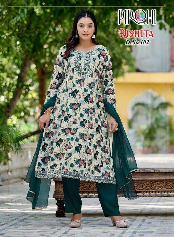 Pirohi rishita anarkali  Kurti manufacturers in Patan