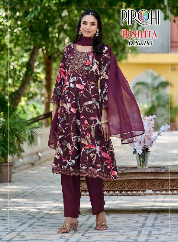 Pirohi rishita anarkali  Kurti manufacturers in Patan