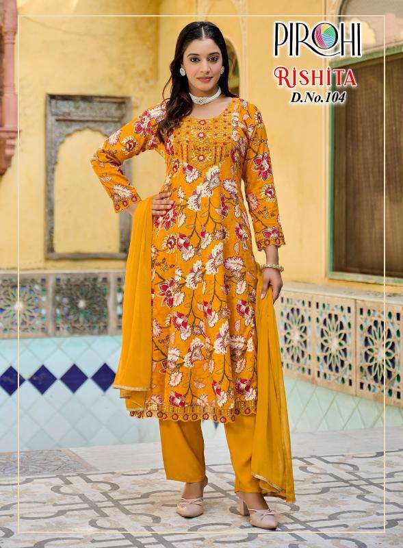 Pirohi rishita anarkali  Kurti manufacturers in Patan