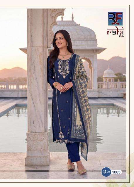 Rahi fab ruhani vol 1 Wholesale dress material suppliers in Navsari