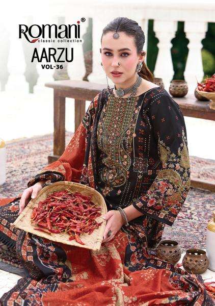 Romani aarzu vol 36 Dress material suppliers in Rajkot
