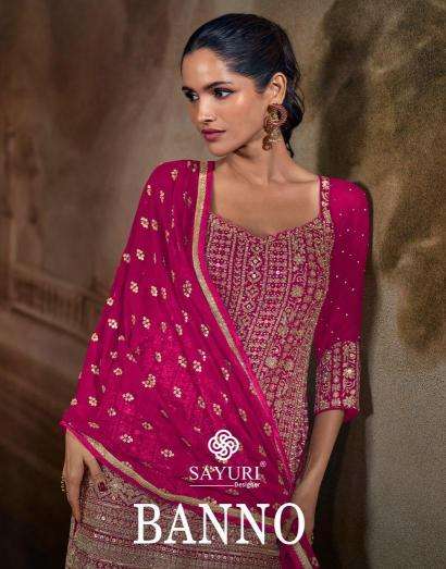 Sayuri banno Designer salwar suits wholesale