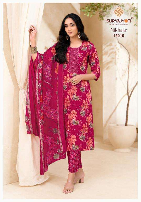 Suryajyoti nikhaar vol-15 Wholesale kurti suppliers
