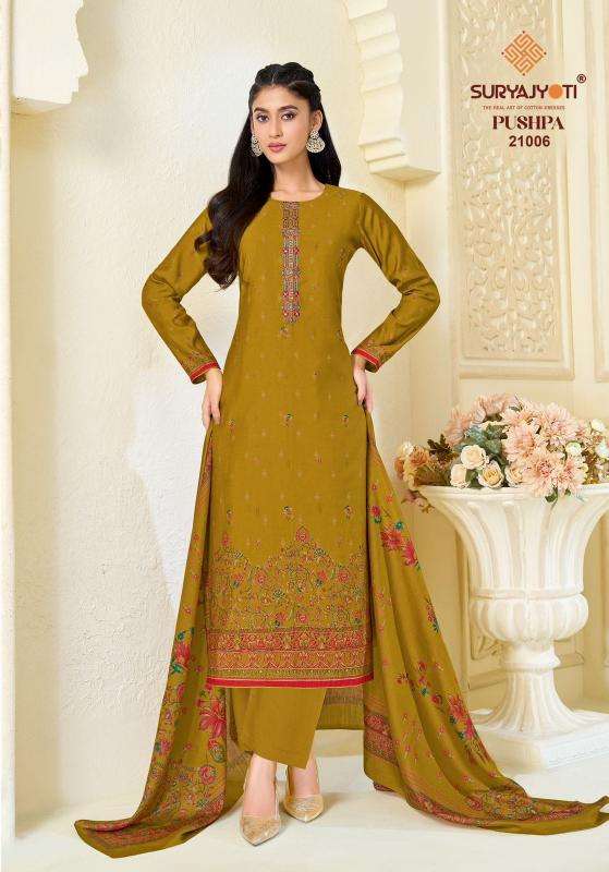 Suryajyoti pushpa vol 21 Designer dress material in Navsari