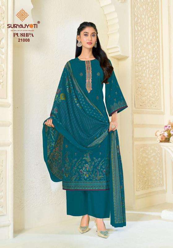 Suryajyoti pushpa vol 21 Designer dress material in Navsari