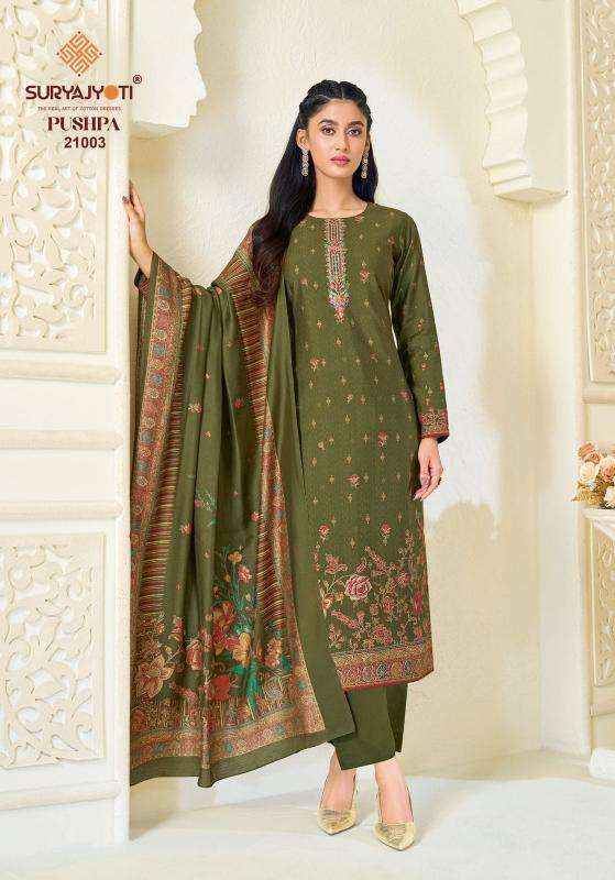 Suryajyoti pushpa vol 21 Designer dress material in Navsari