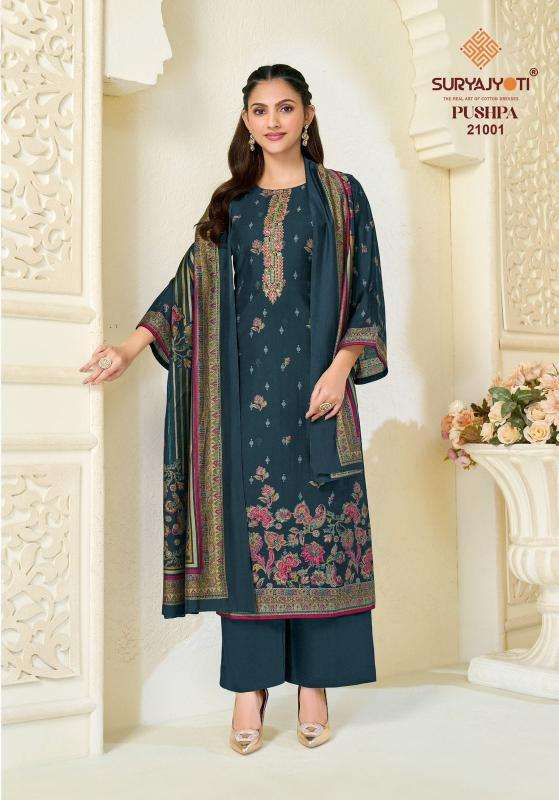 Suryajyoti pushpa vol 21 Designer dress material in Navsari