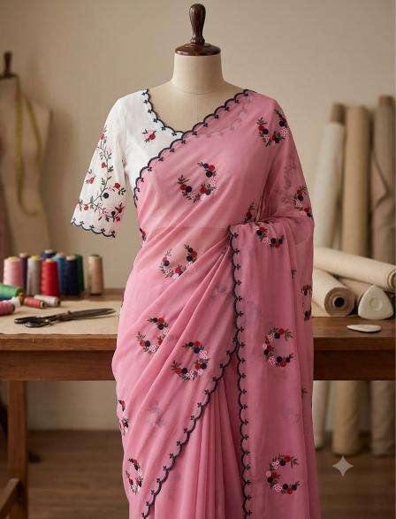 Svara georgette Wholesale saree market