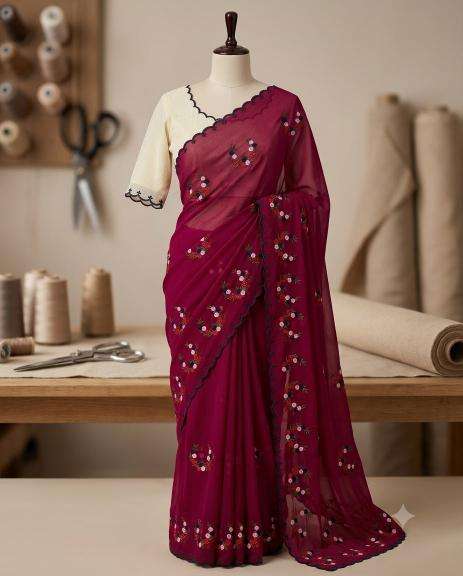 Svara georgette Wholesale saree market