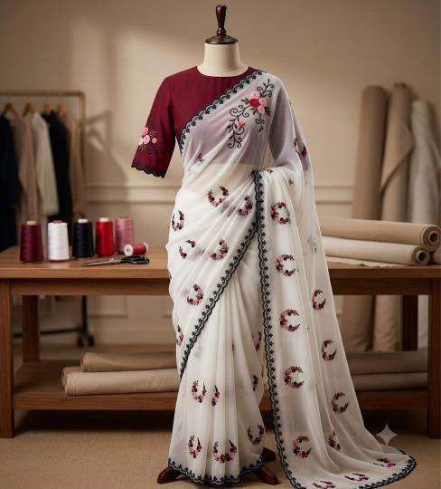 Svara georgette Wholesale saree market